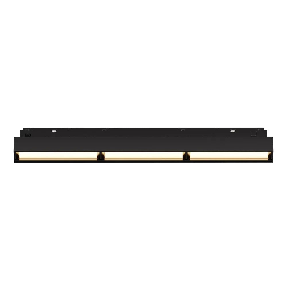Spot pentru sina Exility din Aluminiu Negru H4.6xL32.6cm 18W 719lm 3000k Parete