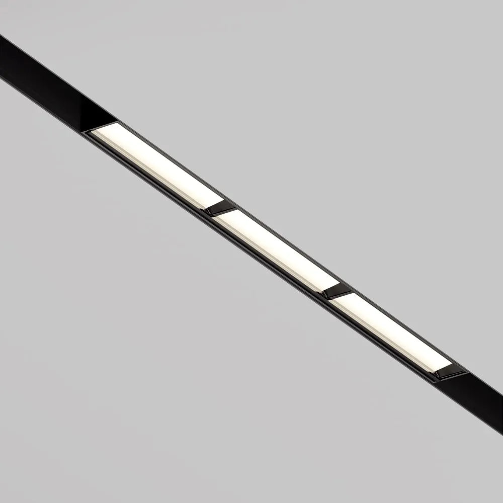 Spot dimabil pentru sina magnetica Exility din Aluminiu Negru 18W 374lm 2700-6000k L32.6xH4.6cm Parete