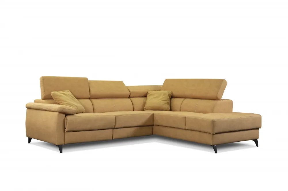 Coltar personalizabil cu recliner in forma de L 283cm Monza