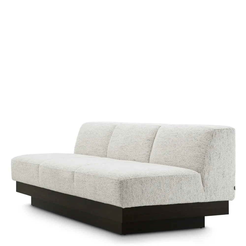 Canapea tapitat cu Stofa Alb L232xA98xH77.5cm Bastion Eichholtz