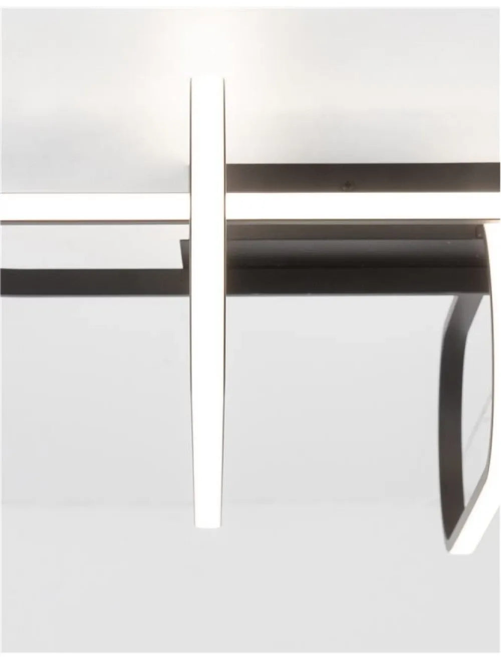 Plafoniera structura din Aluminiu Auriu si abajur din Acrilic Alb H20xL66.5cm IP20 41W 3307lm 3000k ARTE