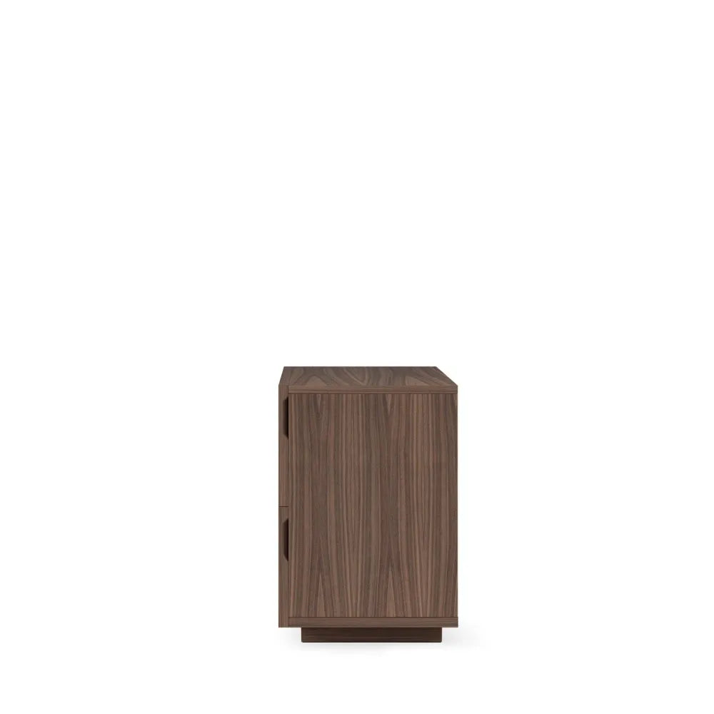 Noptiera cu sertare Borneo de culoare nuc L60xH47cm