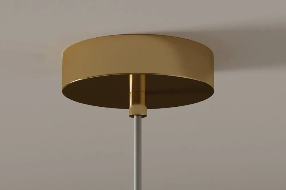 Pendul din Metal Auriu si Sticla Auriu D20xH150cm LIQUID DIAMOND