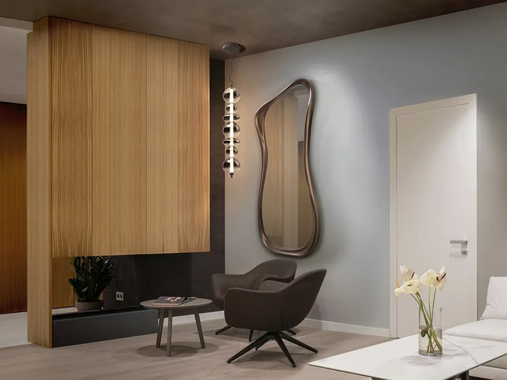 Oglinda cu rama din Poliuretan Bronz L69xH170cm Gina