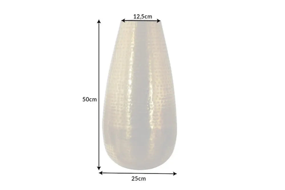 Vaza decorativa din Metal Auriu H50xD25cm Orient