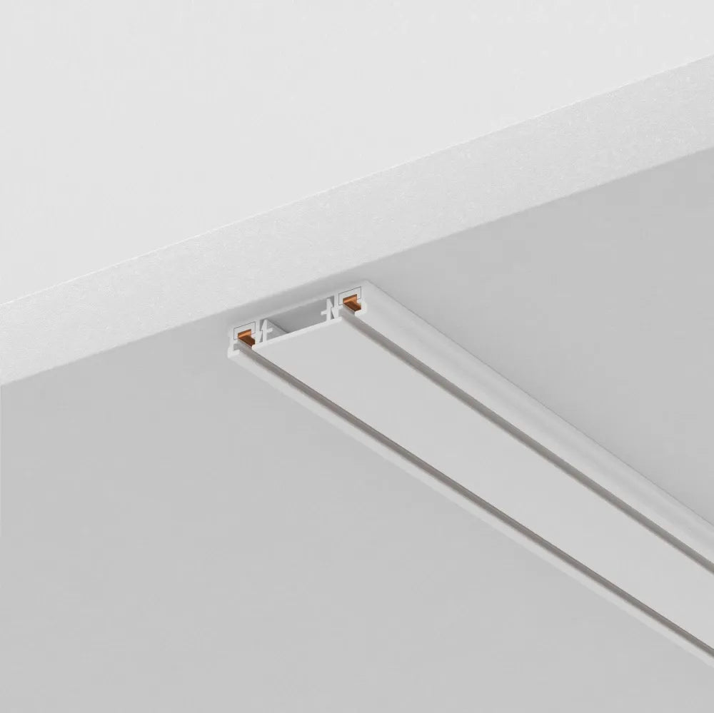 Sina Radity 2m cu capete incluse din Aluminiu/Plastic Alb H0.55xL200cm Radity