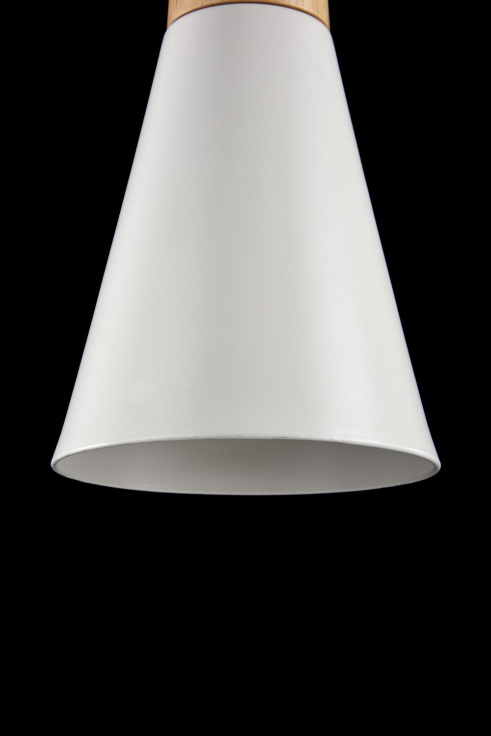 Pendul cu inaltime reglabila din Metal Alb D14xH142cm Bicones