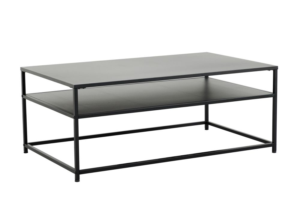 Masuta de cafea Dreptunghiulara din Metal Negru L100xH40cm Dura Steel