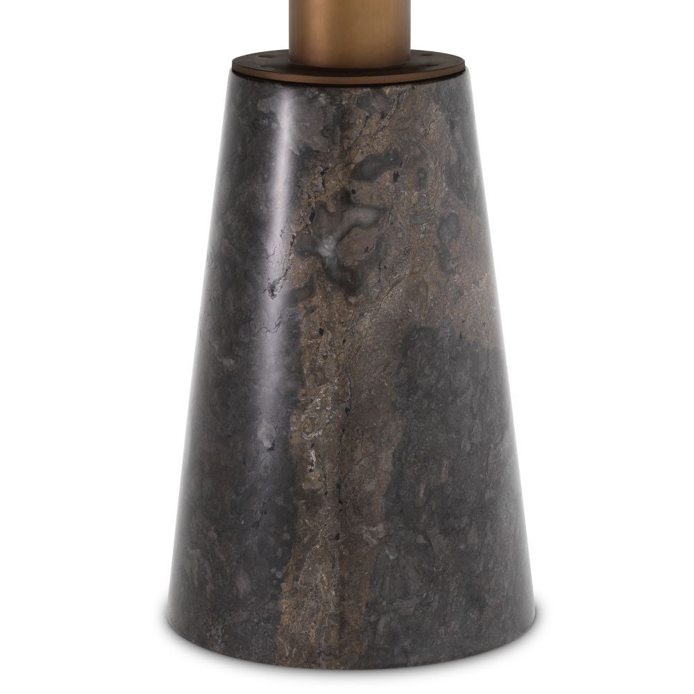 Masa Rotunda Genova Eichholtz din Furnir de stejar si Marmura Maro/Maro de 4 persoane D120xH77cm