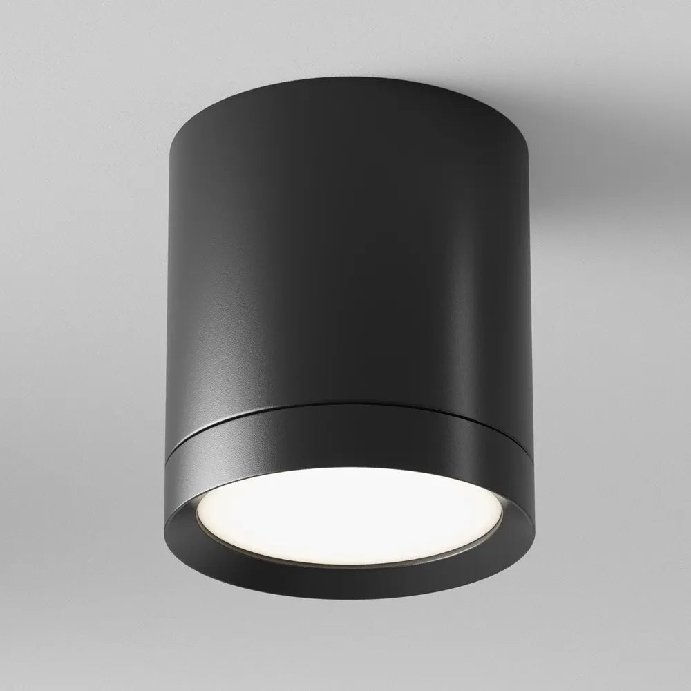 Spot aplicabil din Aluminiu Negru H10xD8.5cm IP 20 GX53 15W Hoop