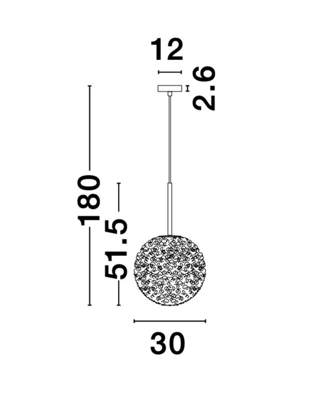 Pendul structura din Metal Auriu si abajur din Sticla Transparent H180xL30cm IP20 MIRANO