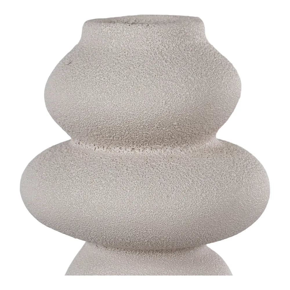 Vaza din Ceramica Bej H26,5xD14,5cm HN0863