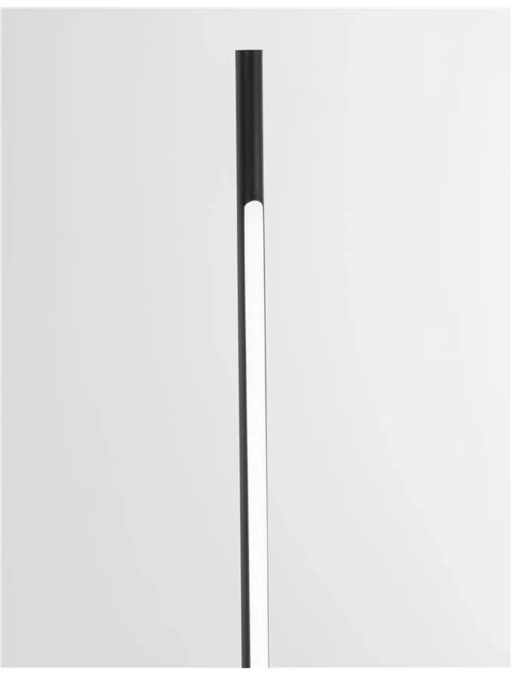 Lampa de podea structura din Metal Negru si abajur din Acrilic Alb H140xL18cm IP20 19W 891lm 3000k RACCIO