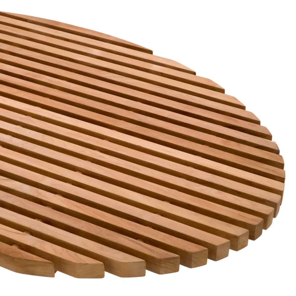 Masuta de cafea pentru exterior din Lemn de tec Maro H21.5xL170.5cm Anjuna Eichholtz