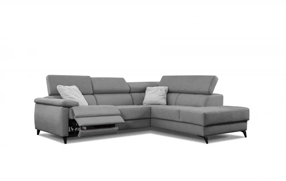 Coltar personalizabil cu recliner in forma de L 283cm Monza
