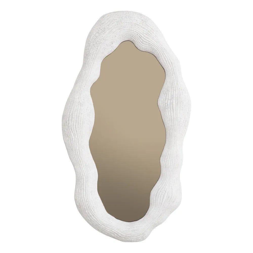 Oglinda cu rama din Fibra de rasina Alb L71xH123cm Genta L Eichholtz