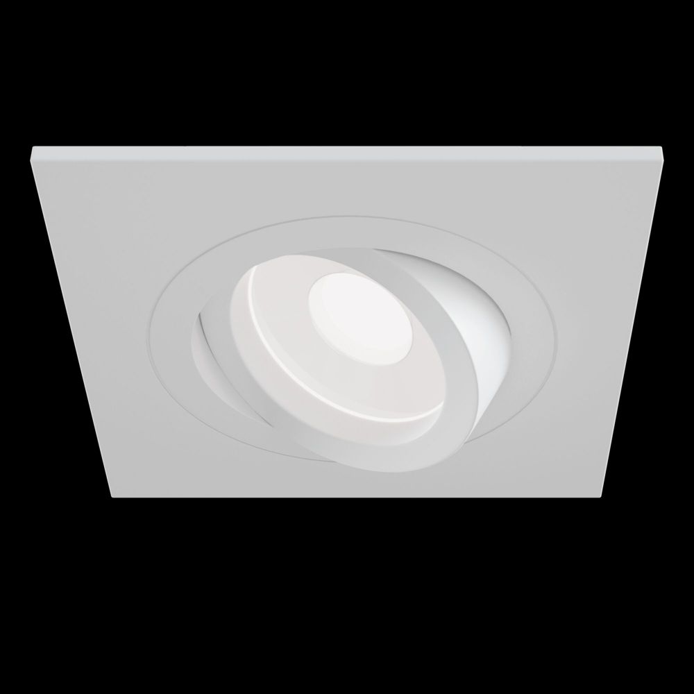 Spot incastra din Aluminiu Alb L10xH6cm Atom