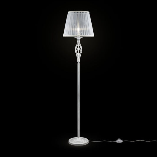 Lampa de podea din Organza Alb D38xH165cm Grace