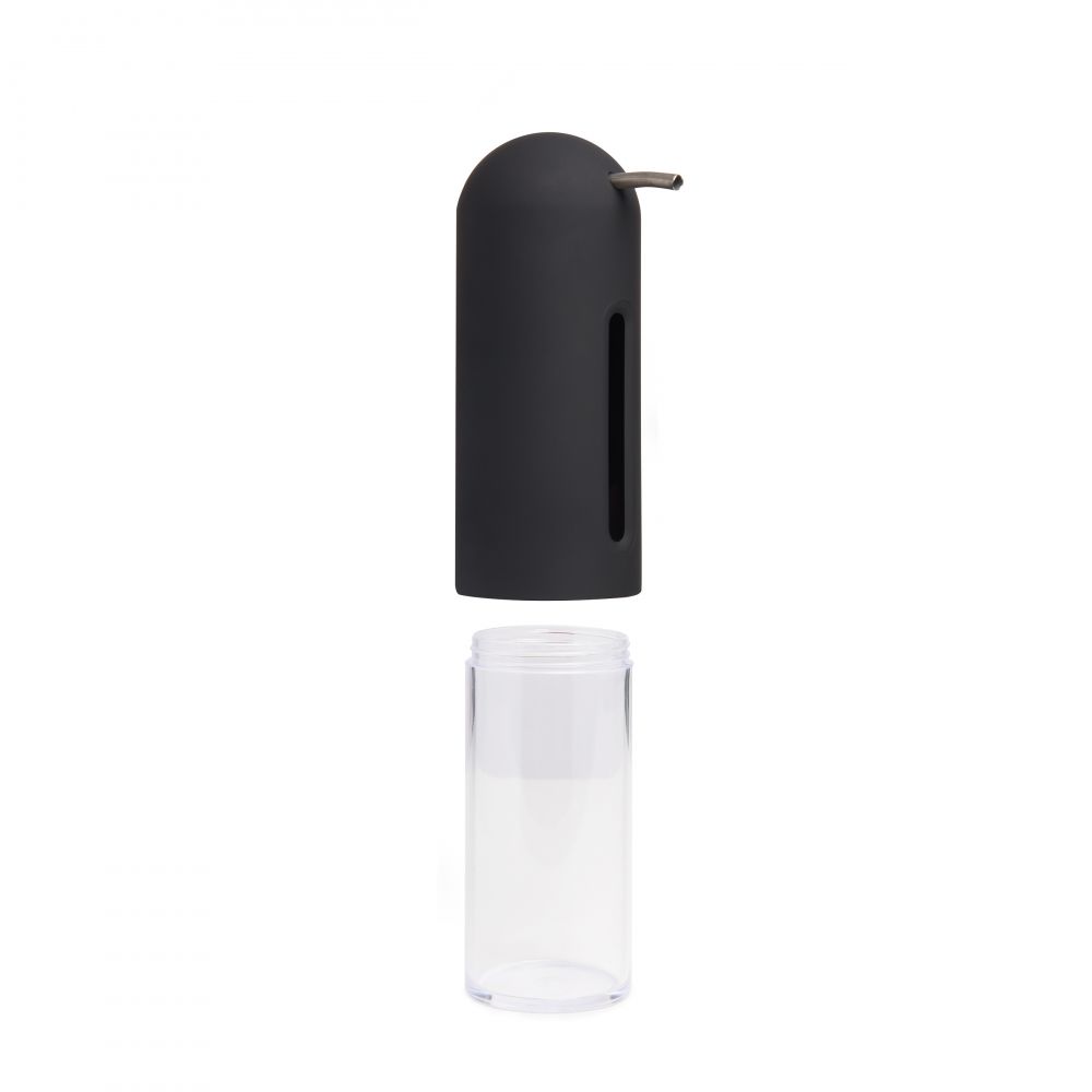 Dozator de sapun din Plastic Negru Pinguin D11xH20cm