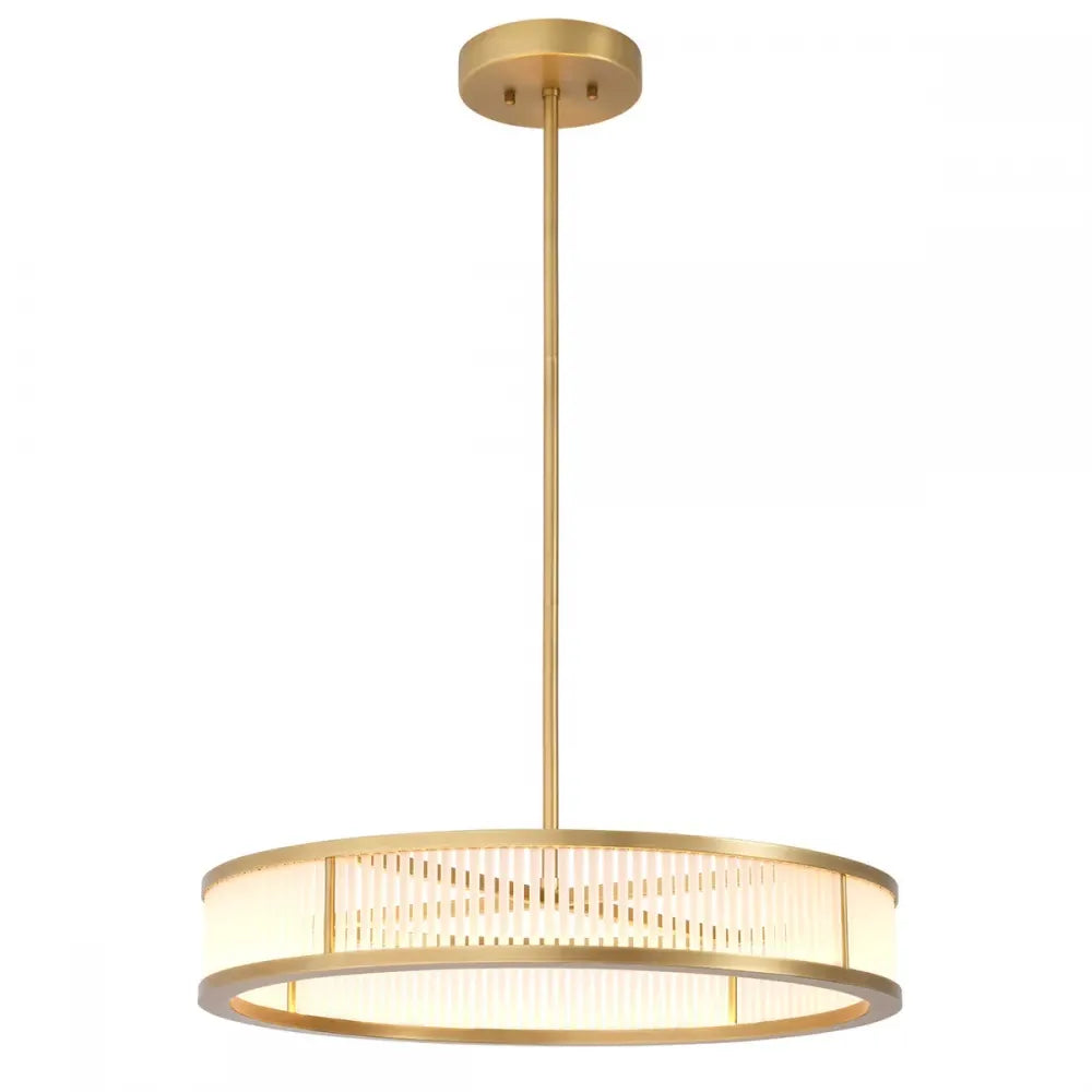 Candelabru din Metal Alama atichizata si Sticla mata Transparent H15xD70cm Thibaud S Eichholtz