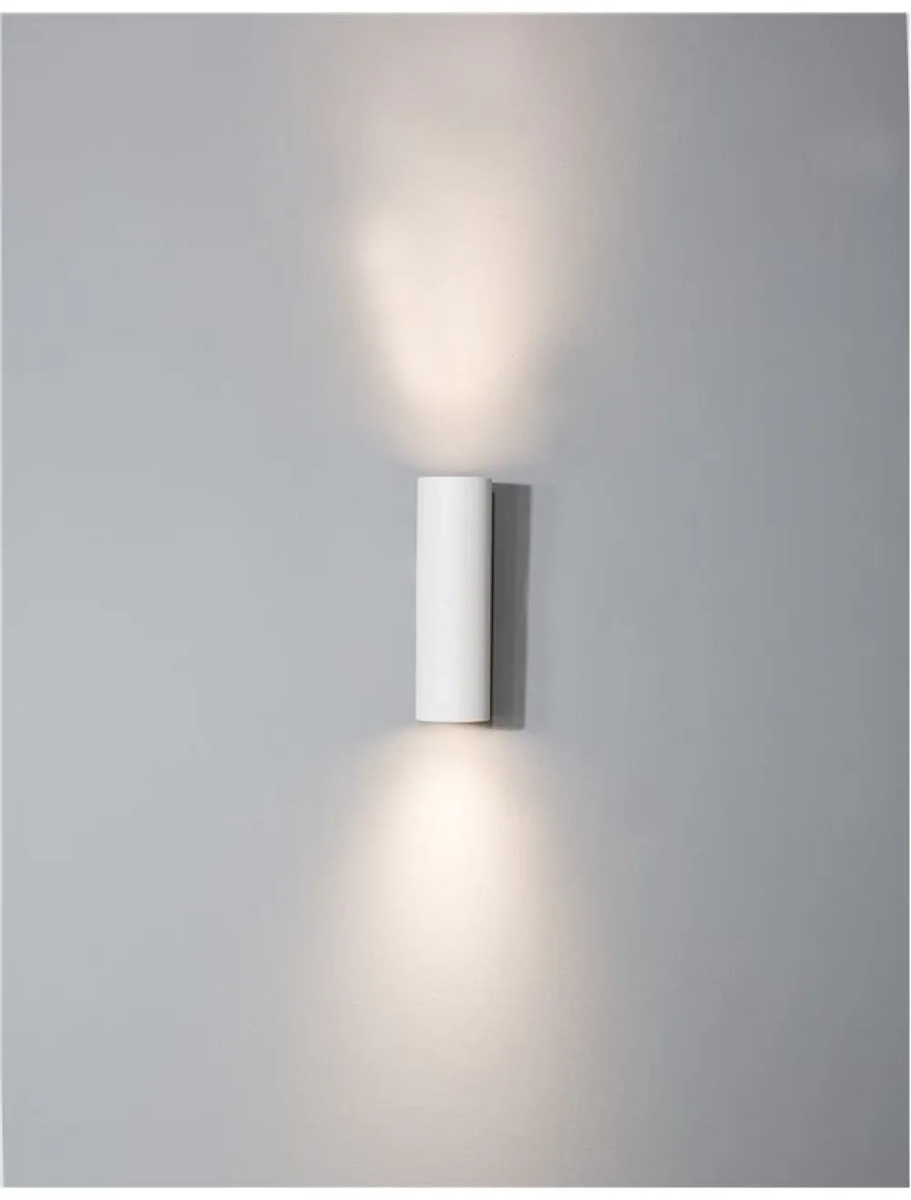 Aplica de perete din Aluminiu Alb H18xL5.6cm IP20 NOSA