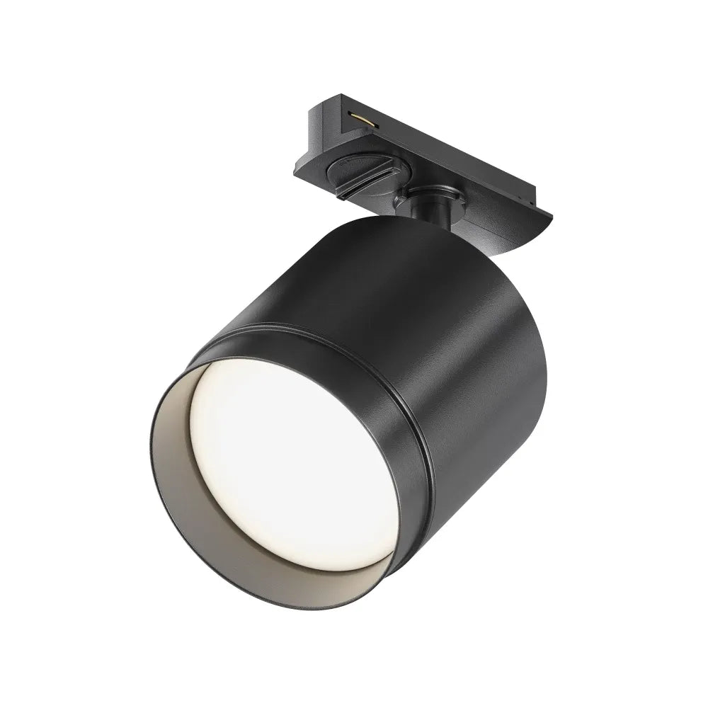 Spot pentru sina Unity din Aluminiu/Plastic Negru H14.8xD8.2cm Polar