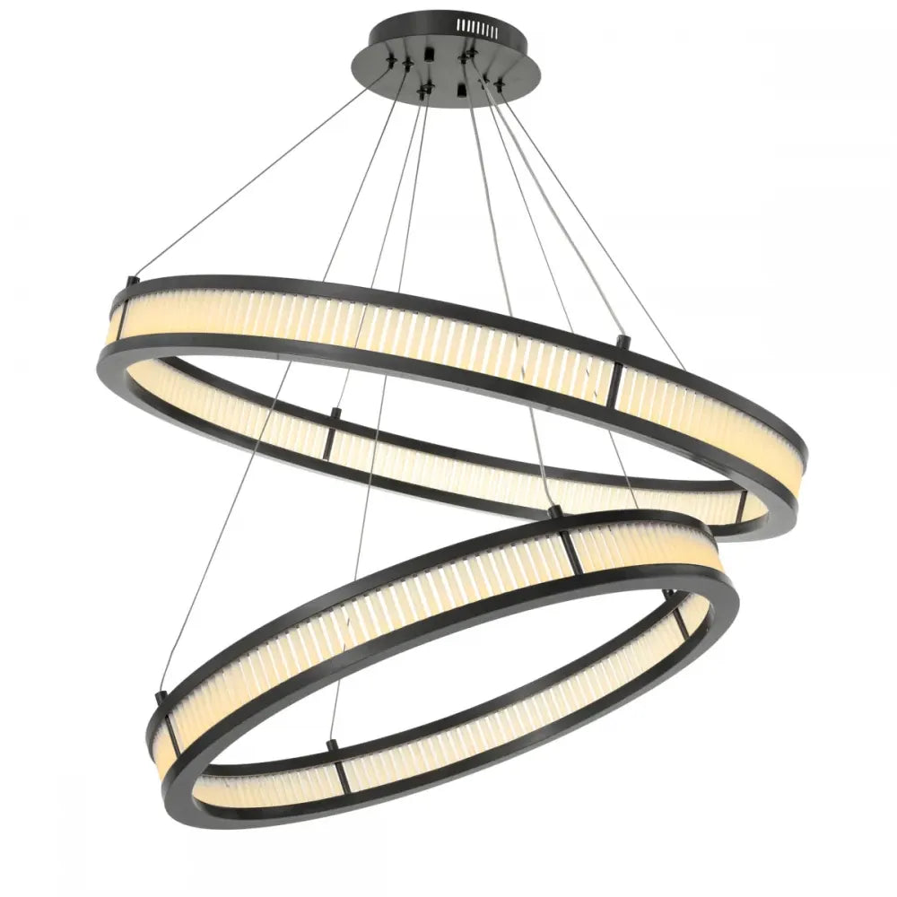 Candelabru din Metal Bronz si Sticla Transparent H250xD85/70cm Damien Double Eichholtz