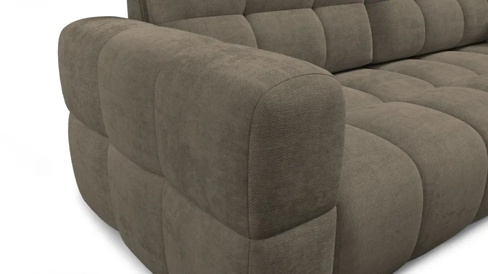 Canapea tapitata cu material pet friendly Alias maro L241x104cm