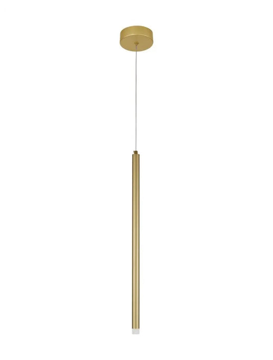 Pendul din Aluminiu Auriu H150xL2.5cm IP20 3W 271lm 3000k TRIMLE
