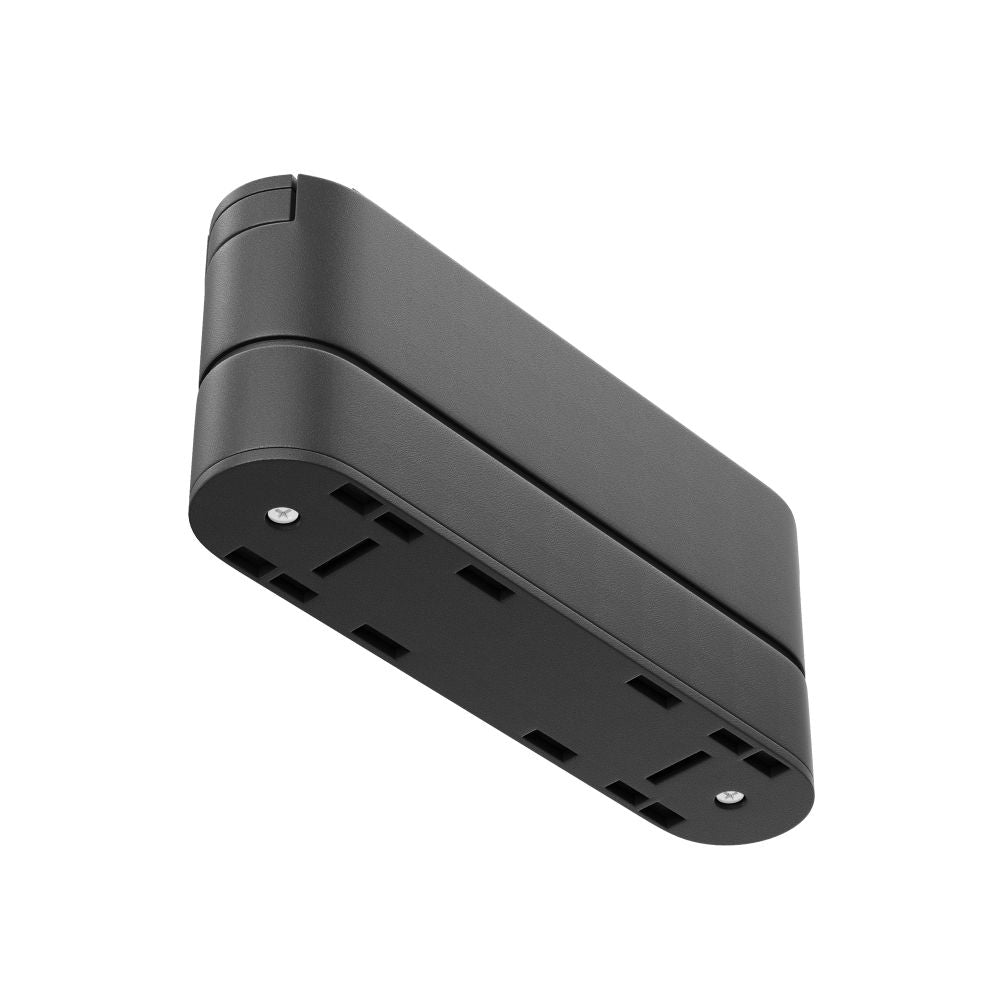 Accesoriu prindere spot magnetic Radity din Plastic Negru L12xH5cm Accessories for tracks Radity