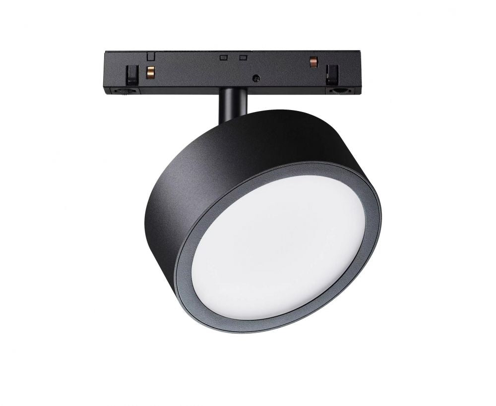 Spot pentru sina magnetica Exility din Aluminiu Negru 18W 1080lm 3000k D10xH11cm Rado