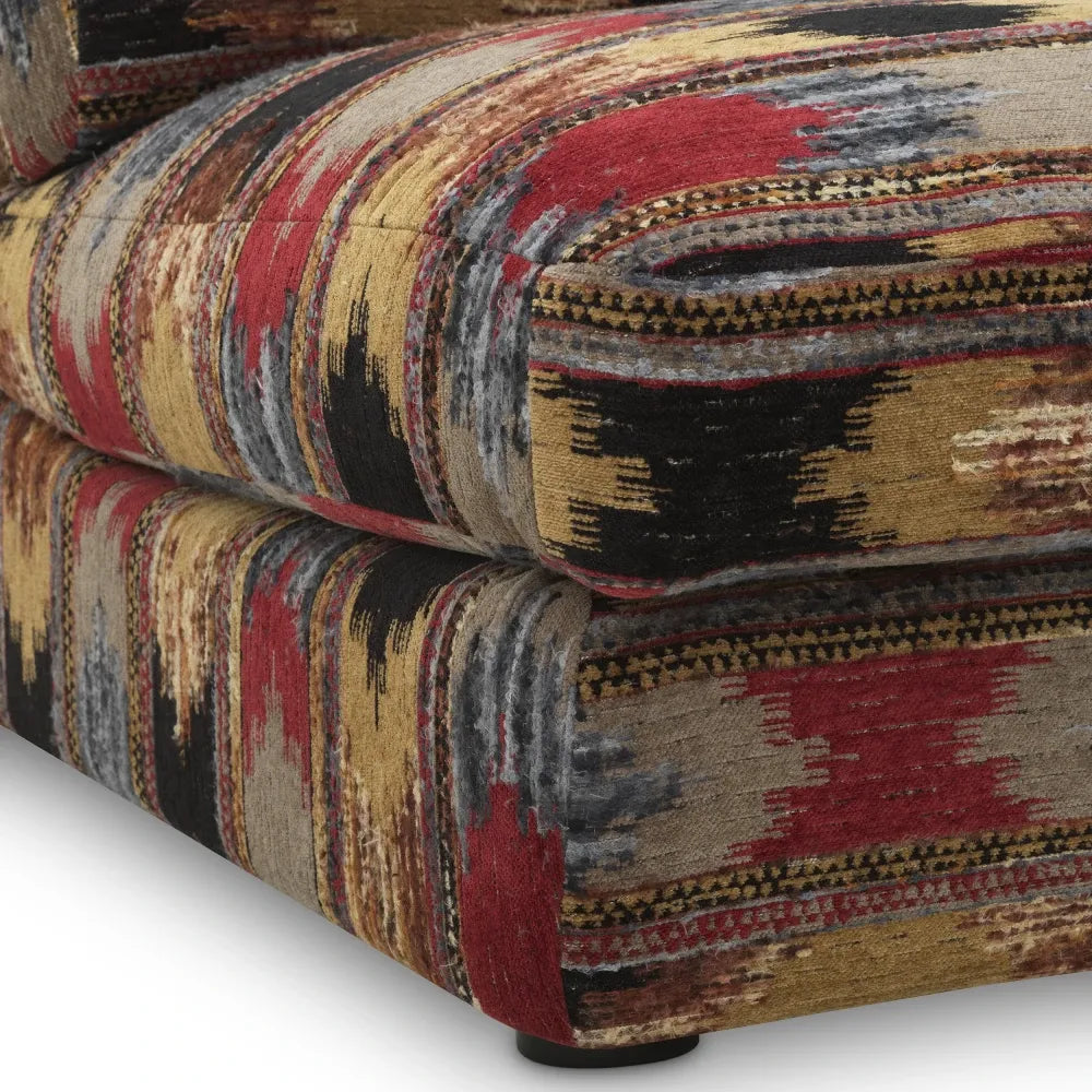 Fotoliu tapitat cu Stofa Multicolor L76xA100xH78cm Alden Eichholtz