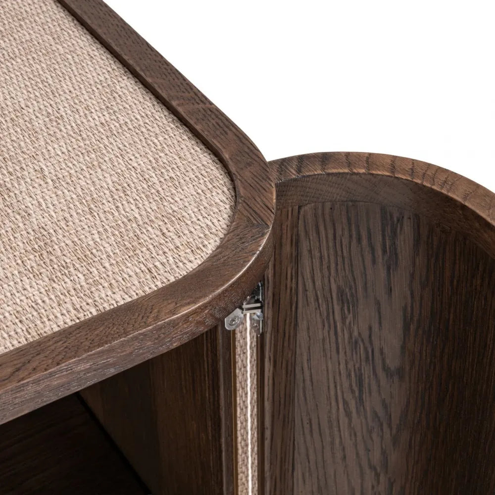Comoda cu 2 usi din Lemn/In Auriu/Bej Maro/Bej L90xH86cm Willox Richmond interiors