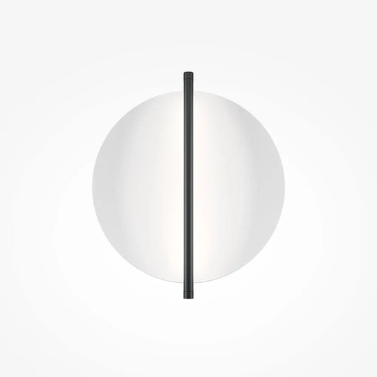 Aplica de perete din Aluminiu Negru/Alb cu LED D30xH34cm Mira
