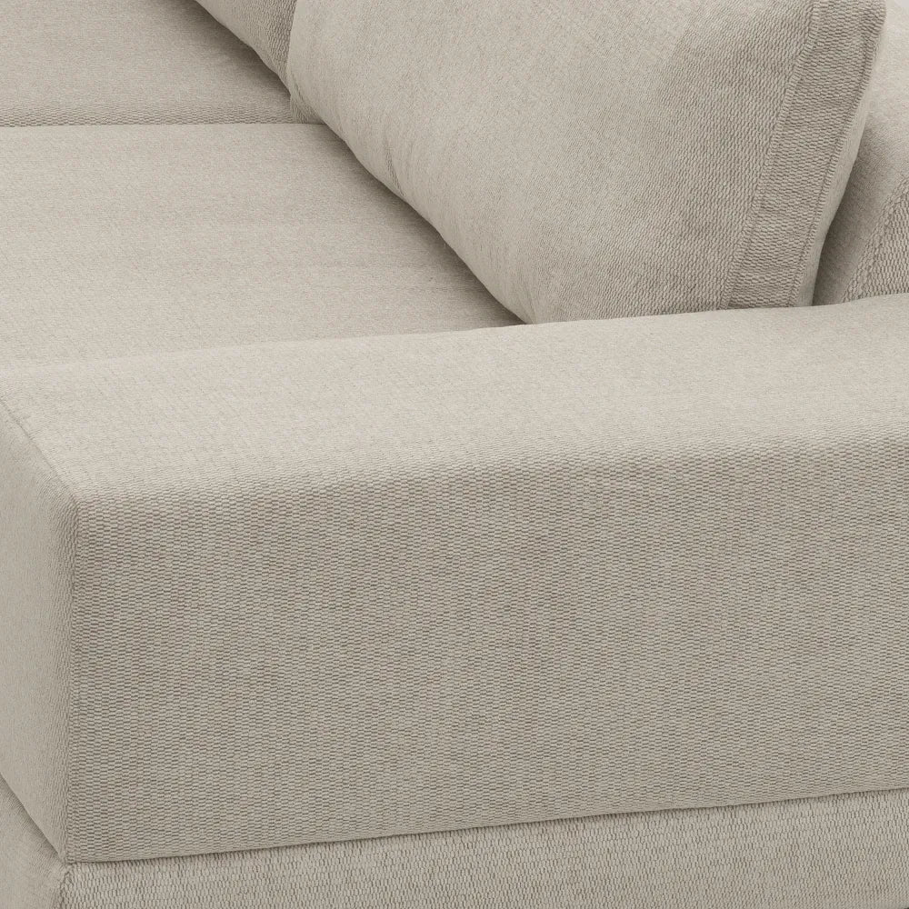 Canapea tapitat cu Stofa Gri deschis L115xAxH82cm Severino Eichholtz