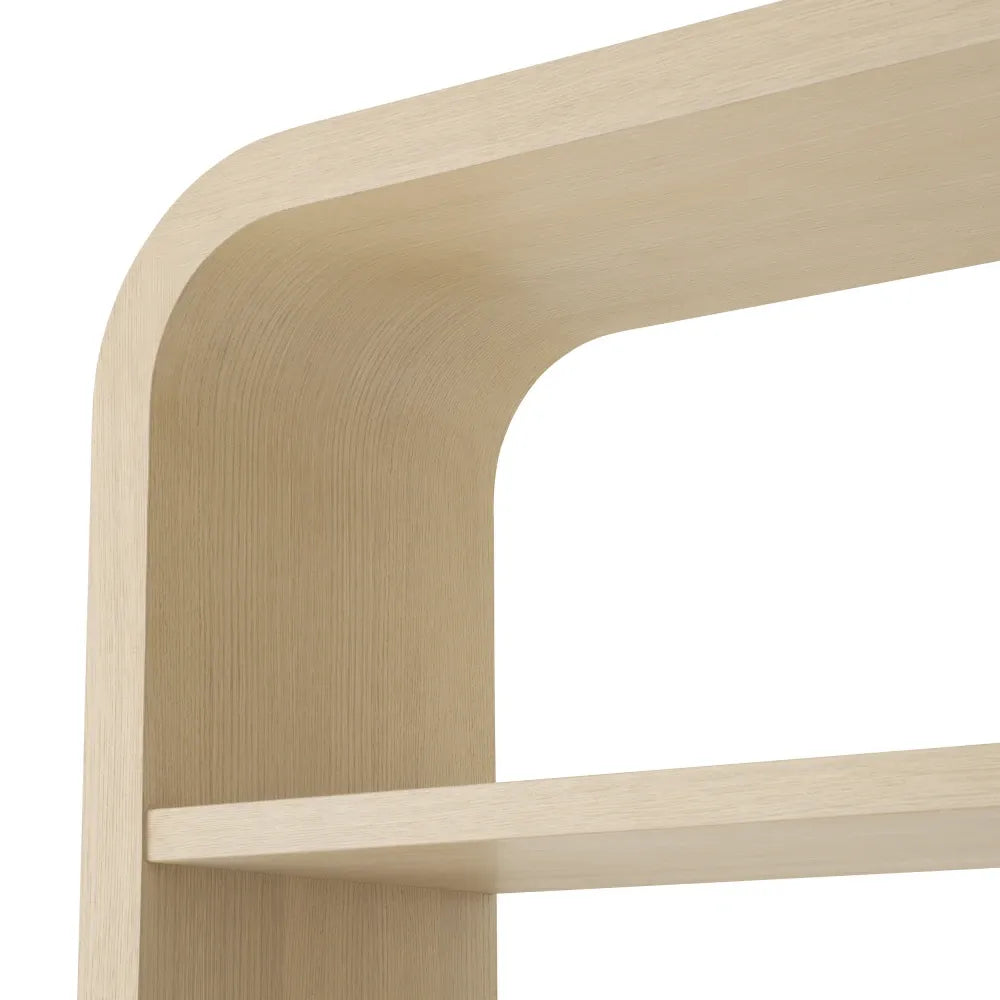 Biblioteca din Furnir de stejar Maro deschis L120xH210cm Quinton Eichholtz