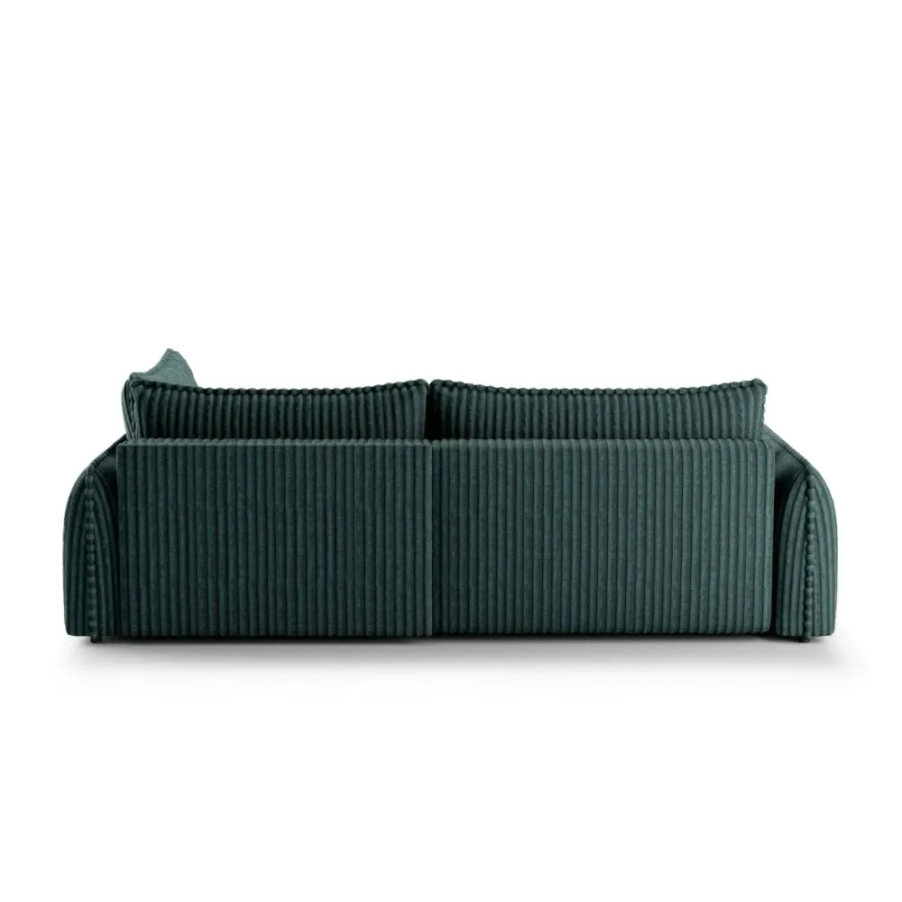 Coltar extensibil cu spatiu depozitare din Corduroy Verde Mojave II