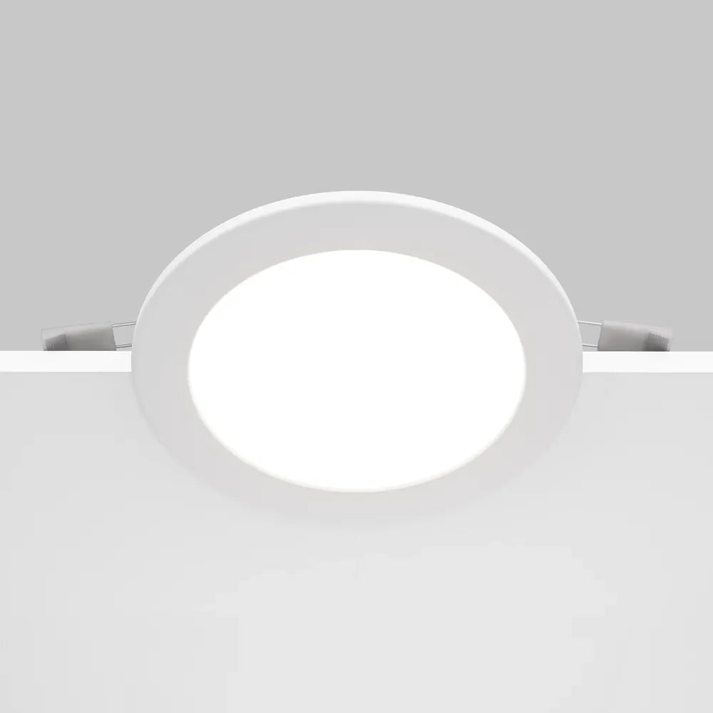 Spot incastrat rotund din ABS Alb H3xD17cm IP 44 12W 1000lm 3000-6000k Stockton