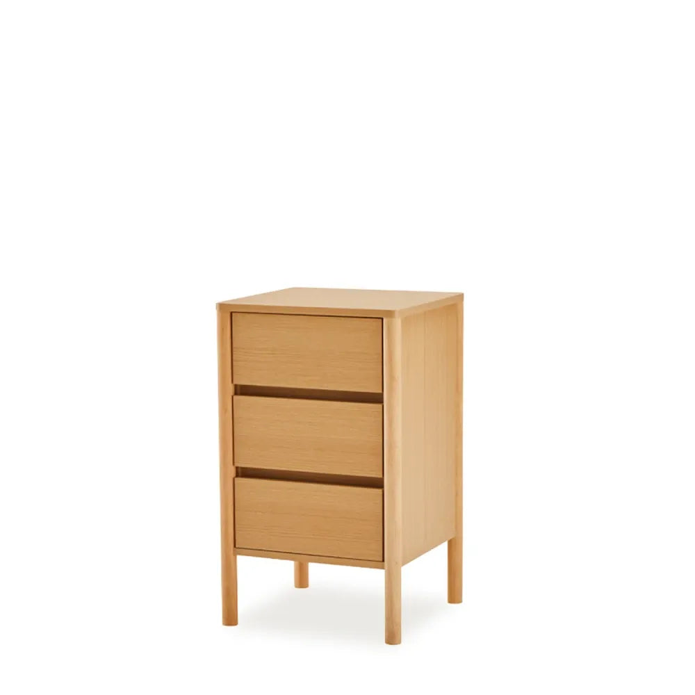 Noptiera cu sertare Treviso de culoare natural L45xH70cm