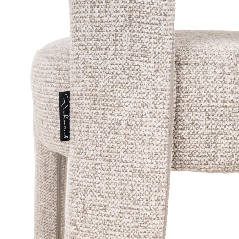 Scaun tapitat cu Stofa Bej L59.5xH78.5cm Nerio Richmond interiors