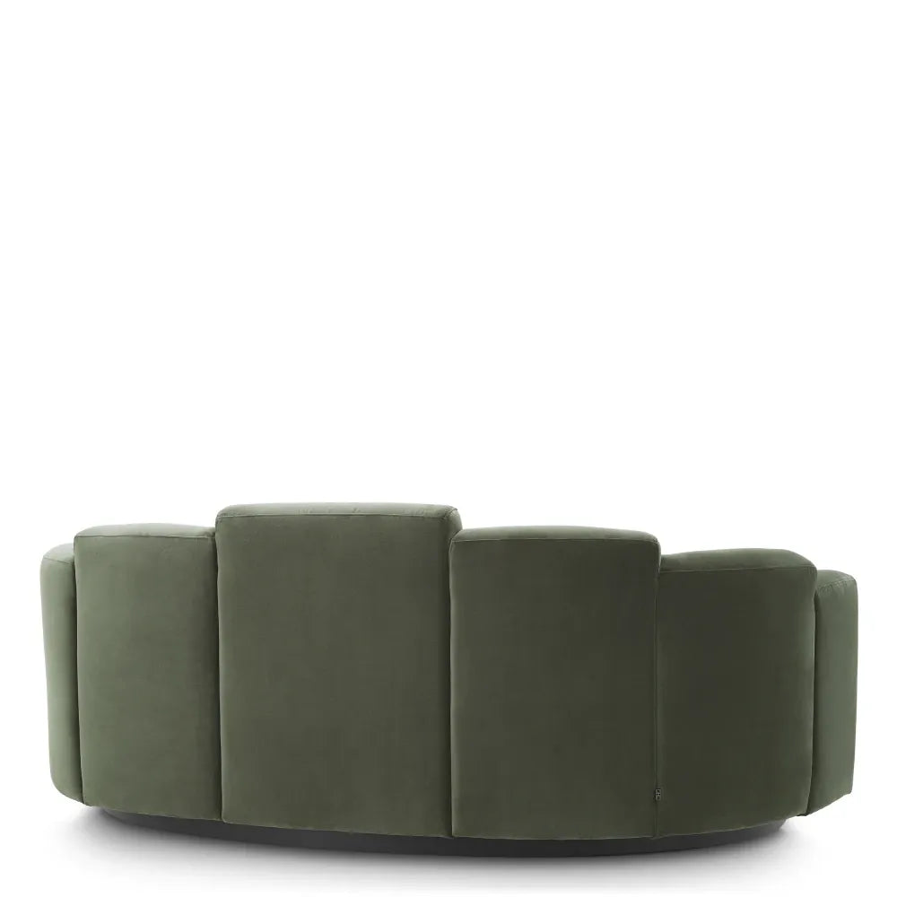 Canapea tapitat cu Catifea Verde L194xA101xH73cm Marbella S Eichholtz
