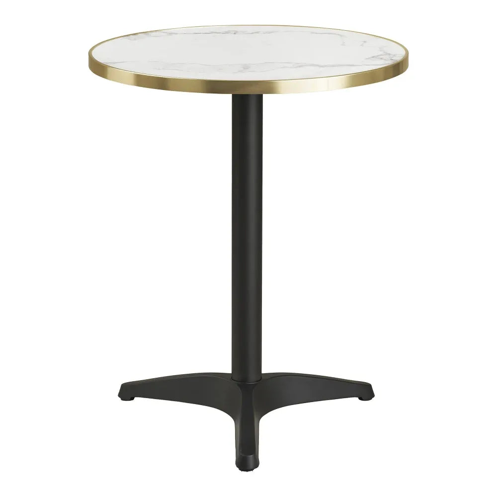 Masa de exterior din Aluminiu Negru D60xH73cm Bistro