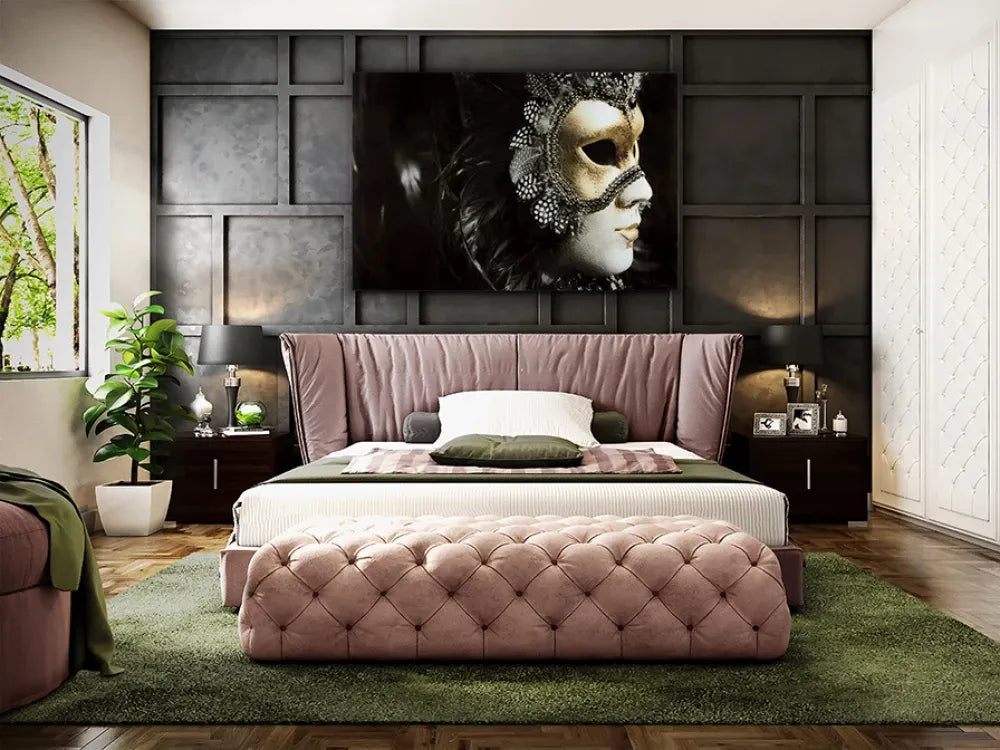 Tablou din Sticla securizata Multicolor L150xH100cm Carnaval