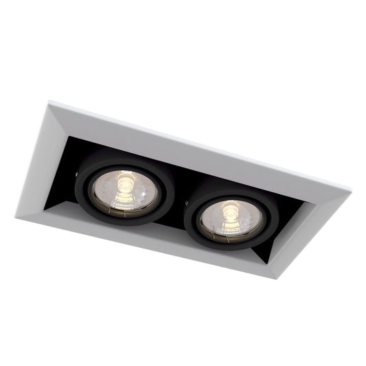 Spot incastra din Metal Alb L25xH8cm Metal Modern