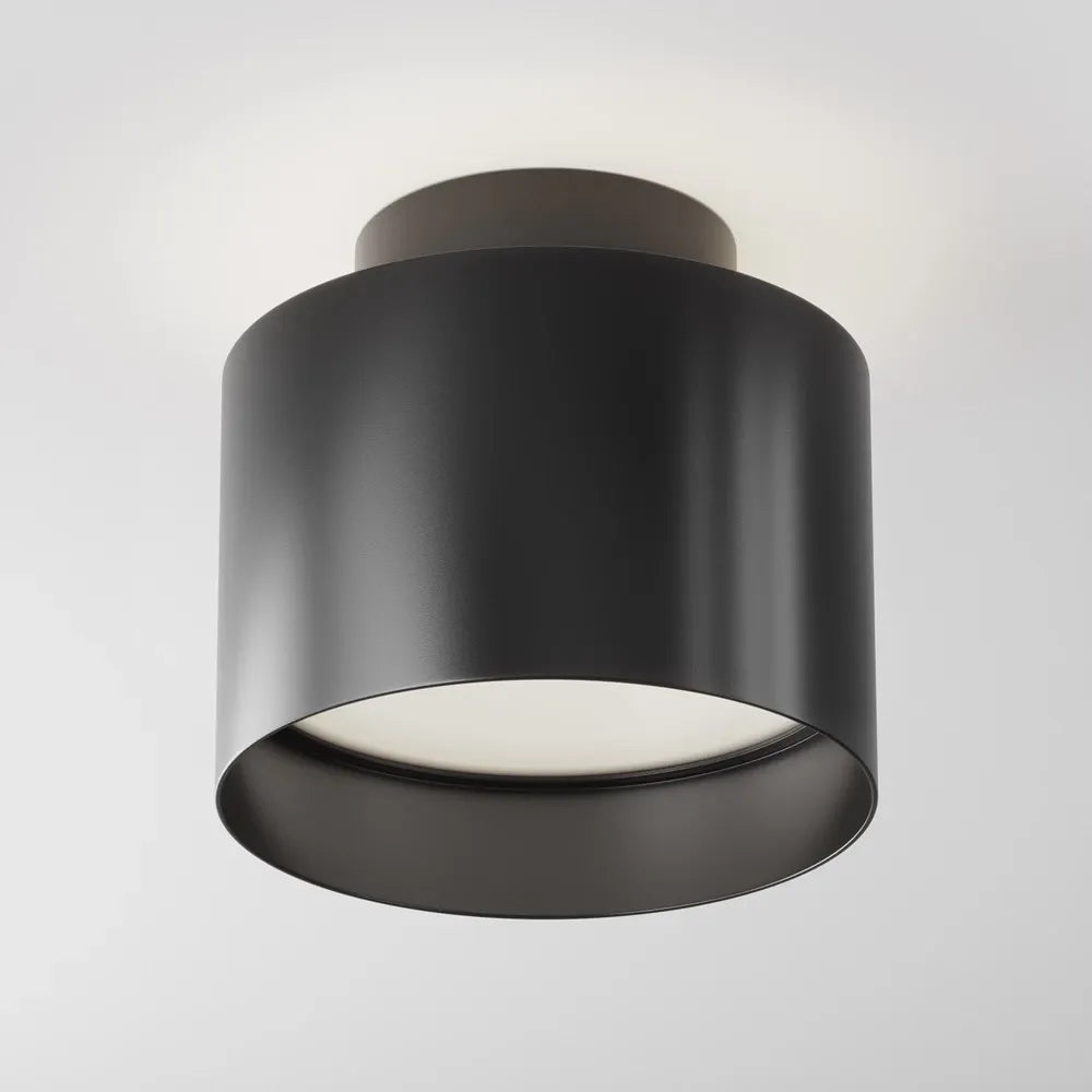 Spot aplicabil din Aluminiu Negru H9xD10cm IP 20 12W 500lm 4000k Planet