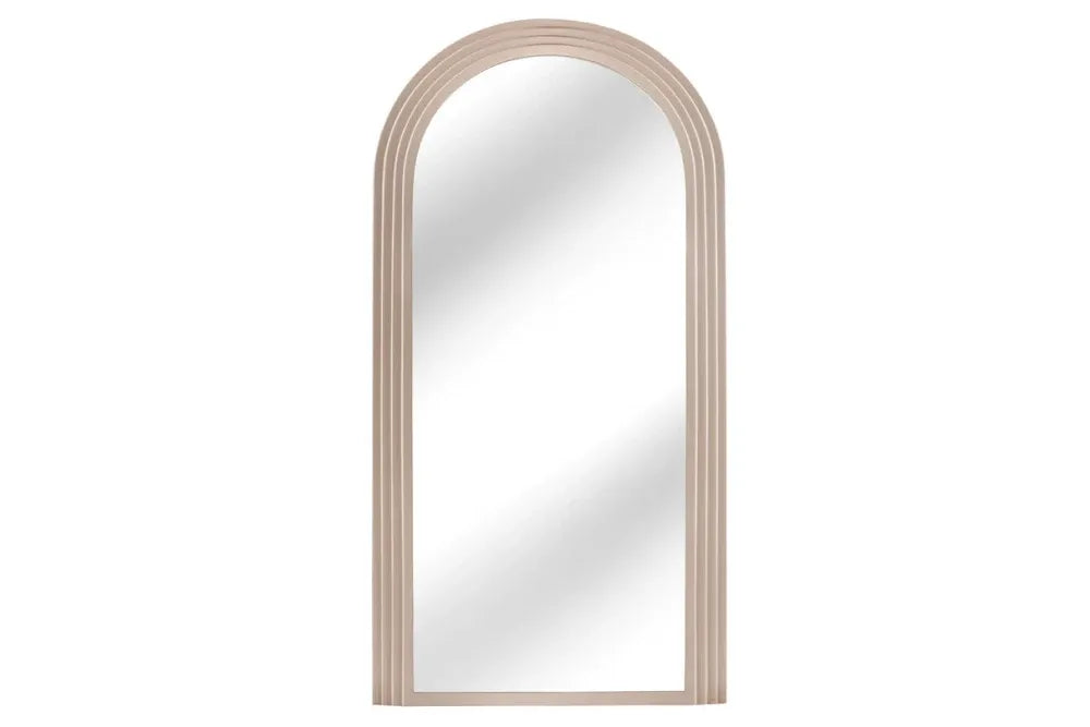 Oglinda cu rama din Poliuretan/MDF Bej H160xL80cm Art Deco