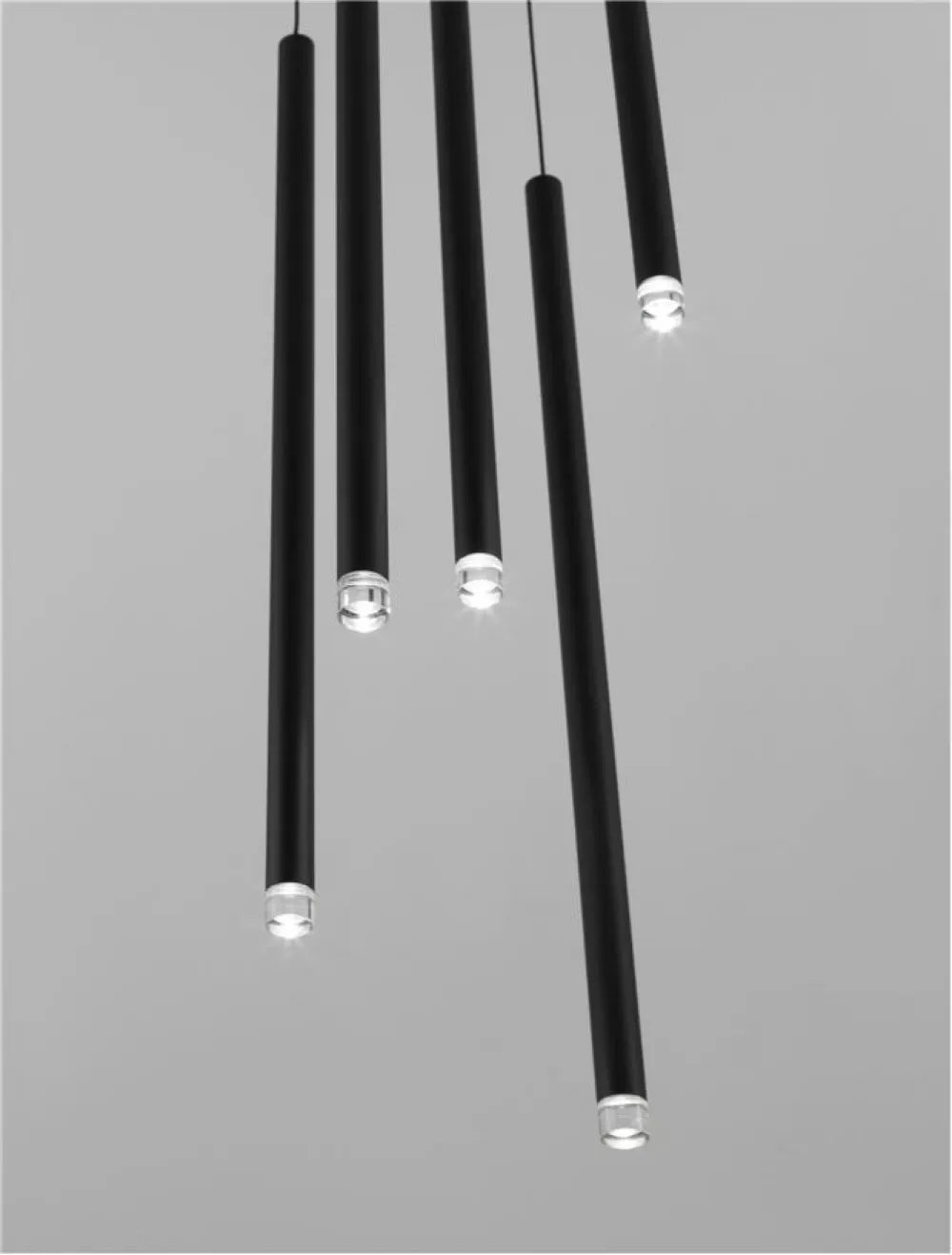 Candelabru din Aluminiu Negru H150xL35.5cm IP20 27W 1312lm 3000k DANDIA