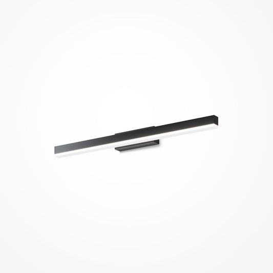 Aplica de perete Metal si Plastic Negru/Transparent L6xH5cm Fichte