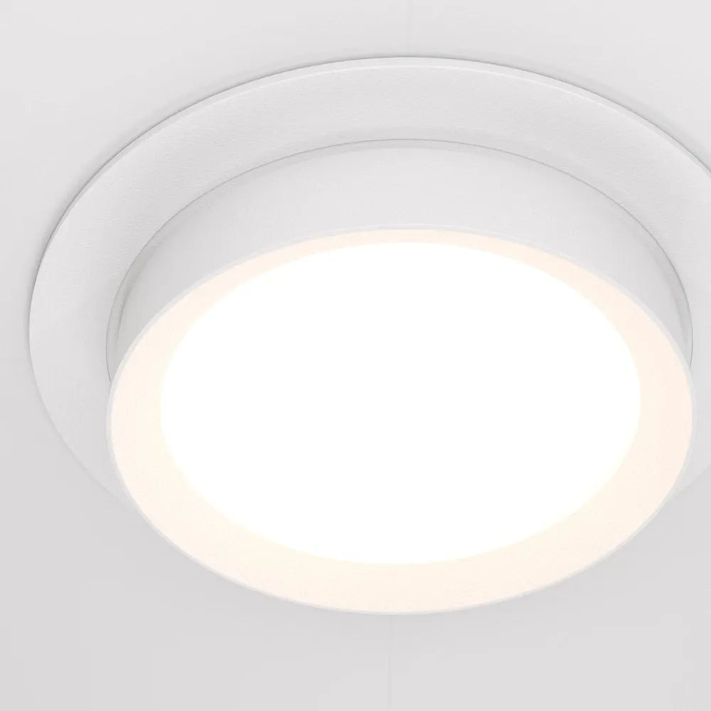 Spot incastrat din Aluminiu Alb H5xD11cm IP 20 GX53 15W Hoop