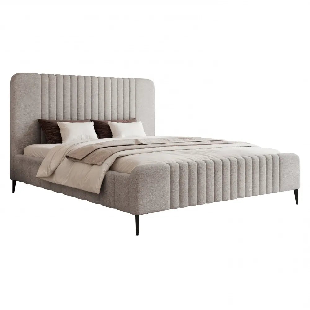 Pat 140 x 200 tapitat cu Chenille Perfect harmony Gri Sora